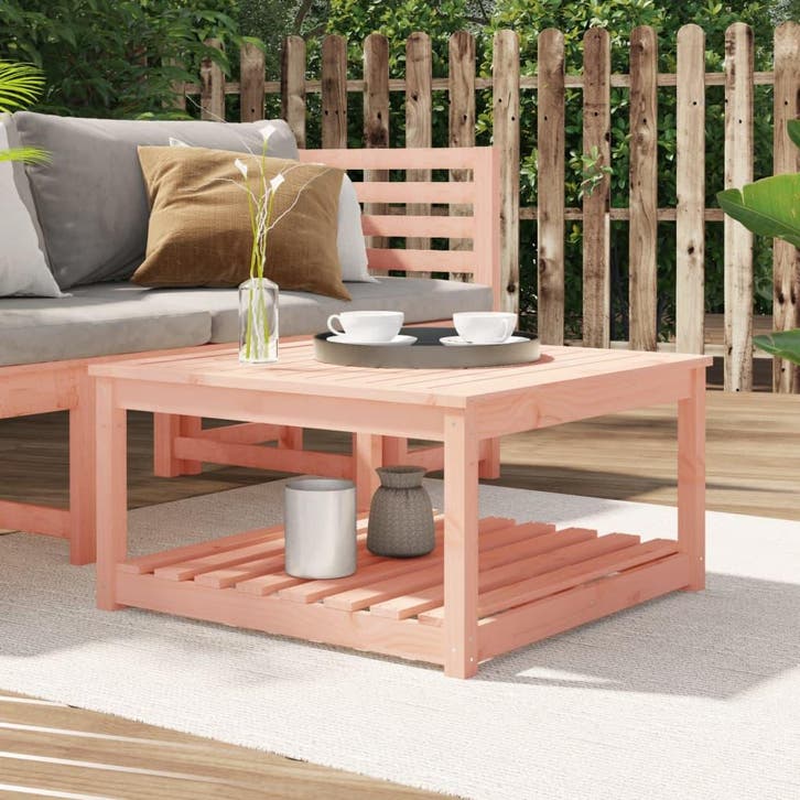 vidaXL Tuintafel 82,5x82,5x45 cm massief douglashout, Tuin en Terras, Tuintafels, Nieuw, Verzenden