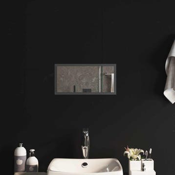vidaXL LED Badkamer Spiegel Transparant 40 x 20 cm gehard, Huis en Inrichting, Verzenden, Nieuw