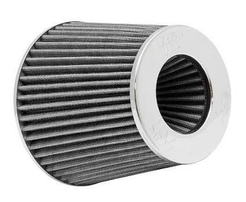 K&N RG-1001WT-L Universele Luchtfilter Cone Zilver, Ophalen of Verzenden, Nieuw