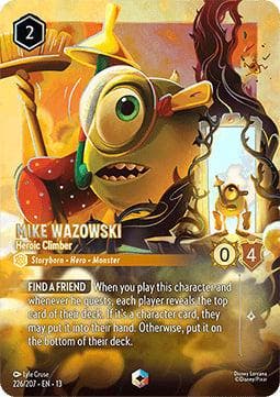 Lorcana TCG - Mike Wazowski - Heroic Climber - Attack of..., Hobby en Vrije tijd, Verzamelkaartspellen | Overige, Verzenden, Zo goed als nieuw