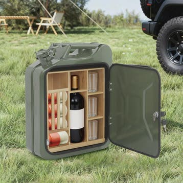 Jerrycan Minibar met Slot - Unieke Drankenkast voor Buiten &, Verzenden, Nieuw