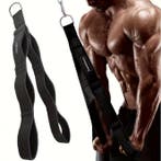 Triceps Rope Extra Lang – Fitness Touw Comfort Grip, Verzenden, Nieuw