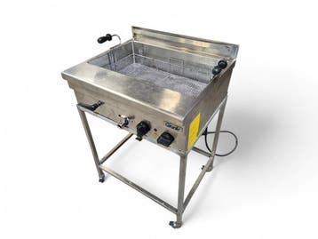 **veiling** Giorik oliebollenfriteuse op onderstel, Gebruikt, Fornuis, Frituur en Grillen
