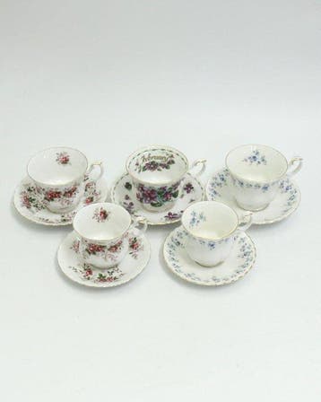 Royal Albert - Tafelservies (10) - Flower of the month and