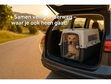 Flamingo Nomad - Reisbench hond - XXXL 122×82×97 cm -, Dieren en Toebehoren, Hondenbenches, Verzenden, Zo goed als nieuw