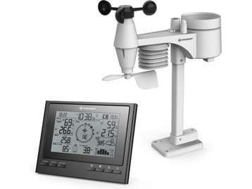 Bresser Weerstation ClimateScout - 7-in1 Zwart - Draadloos -, Verzenden, Nieuw