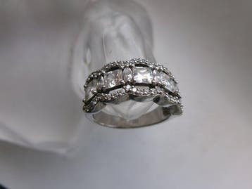 Zilver - Ring - Art Deco-stijl