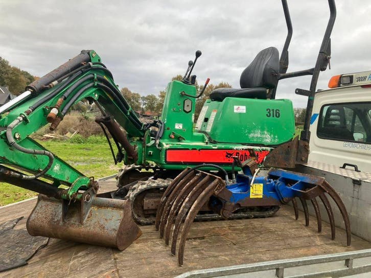 Veiling: Minigraver Bobcat 319 EA Diesel 2005, Zakelijke goederen, Machines en Bouw | Kranen en Graafmachines, Graafmachine, Ophalen