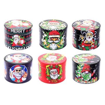 Kerst Kruidengrinder – Santa Edition (50mm, 4-delig), Ophalen of Verzenden, Nieuw