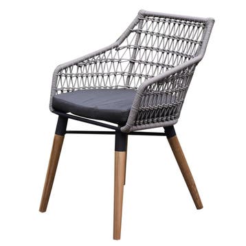 Ribe dining tuinstoel rope teak poten, Tuin en Terras, Tuinsets en Loungesets, Ophalen of Verzenden, Nieuw