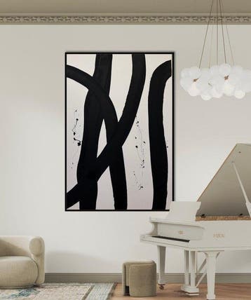 Stefanie Raus - Black III 1869 XXL, Antiek en Kunst