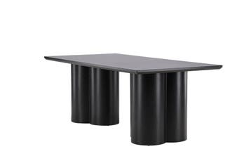 eettafel-olivya-6-personen-zwart-mdf-210x100cm-the-outsider, Huis en Inrichting, Verzenden, Nieuw