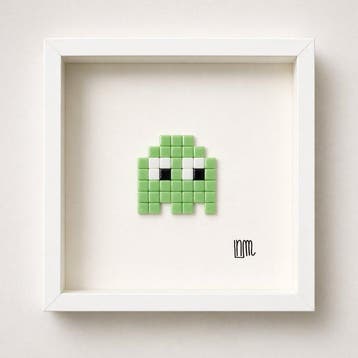 nLm - Pac-Man Green (Ghost) • Mosaic • 17/50