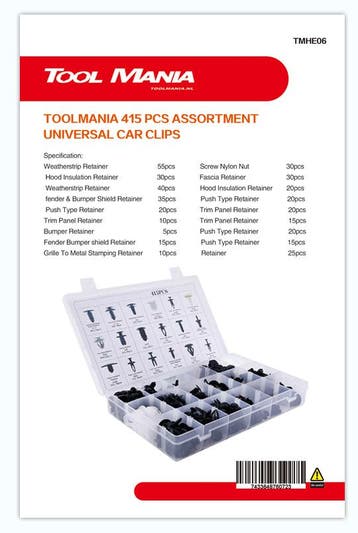 TM 415 Delige Assortiment bekleding clips voor FORD , NISSAN, Verzenden, Nieuw