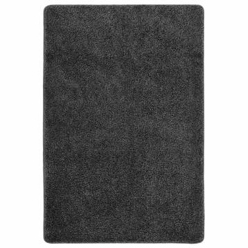vidaXL Vloerkleed shaggy anti-slip 140x200 cm donkergrijs, Verzenden, Nieuw, Grijs
