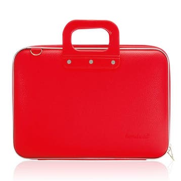 Bombata MEDIO 13 / 14 inch Laptoptas Rood, Computers en Software, Laptoptassen, Verzenden, Nieuw