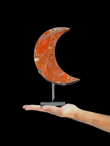 GEEN MINIMUMPRIJS - Prachtige rode jaspis In de vorm van een, Antiek en Kunst, Kunst | Designobjecten