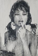 Gerke Rienks - Kate Moss, Handpainted