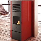 Pelletkachel Nia 15 kW warmte in meer kamers met kanalisatie, Nieuw, Ophalen of Verzenden, Pelletkachel, Vrijstaand