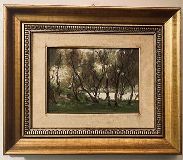 Giovan Battista Bertelli (1922 – 2001) - Paesaggio boschivo