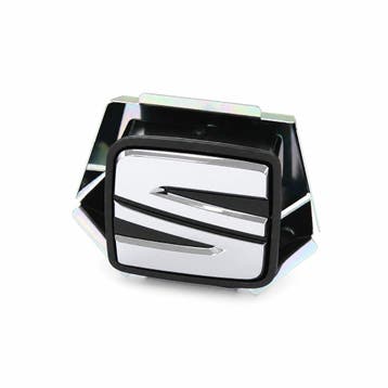 SEAT Leon (5F) logo achterzijde chrome met greep, Ophalen of Verzenden, Nieuw, Seat