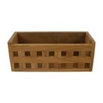 Teak Blokrooster rek 25,5x10x10cm, Ophalen of Verzenden, Nieuw