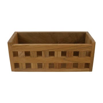 Teak Blokrooster rek 25,5x10x10cm, Ophalen of Verzenden, Nieuw