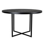 *WOONWINKEL* Ronde Eettafel Visgraat Zwart, Huis en Inrichting, Tafels | Eettafels, Verzenden, Nieuw