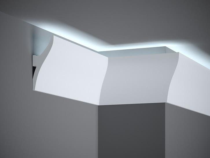 Plint LED QL010 (120 x 42 mm), lengte 2 m, Huis en Inrichting, Stoffering | Behang, Ophalen of Verzenden
