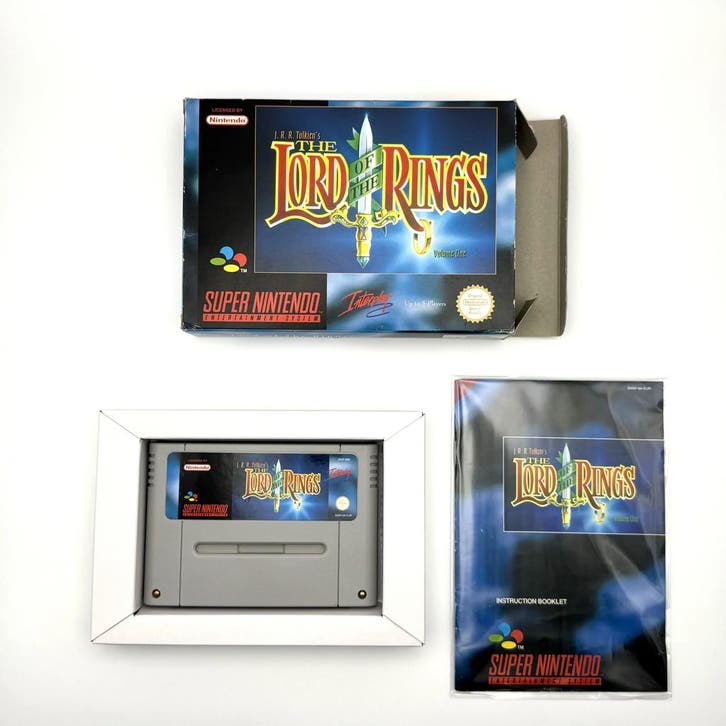 The Lord of the Rings - Super Nintendo SNES - PAL EUR - CIB…, Spelcomputers en Games, Games | Nintendo Super NES, Zo goed als nieuw