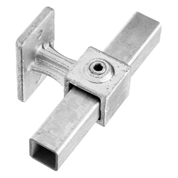 Buiskoppeling Leuningdrager vierkant  25, Doe-het-zelf en Verbouw, IJzerwaren en Bevestigingsmiddelen, Nieuw, Verzenden