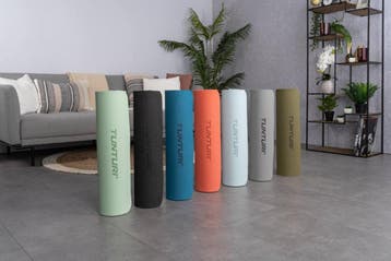 Tunturi Yoga Mat 8mm - Pilates mat - Extra dikke fitness mat, Ophalen of Verzenden, Zo goed als nieuw