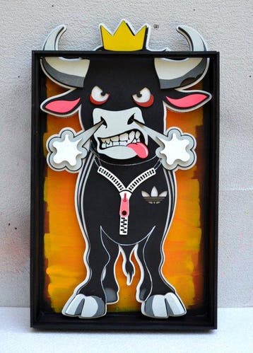 Patrycja Mroczkowska - Pop Art Young Bull 3D