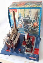 Stoommachine - Wilesco - Vernikkeld messing - 1980-1990