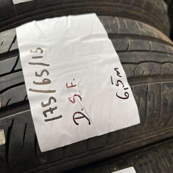 2 x Dunlop SP Sport Fastresponse 175-65-15 Zomerbanden 6,5mm, Gebruikt, 15 inch, 175 mm, Ophalen of Verzenden