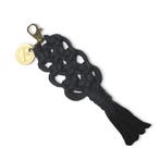 Sleutelhanger Boho - Zwart - Katoen - Macramé -, Ophalen of Verzenden, Nieuw, Overige typen