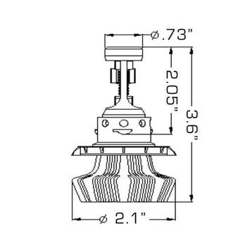 Oracle H13 4000 Lumen LED Headlight Bulbs (Pair) - 6000K, Ophalen of Verzenden, Nieuw