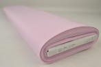 Lichtroze waterafstotende canvas stof  - 10 of 50 meter rol, 120 cm of meer, Ophalen of Verzenden, Roze, Polyester