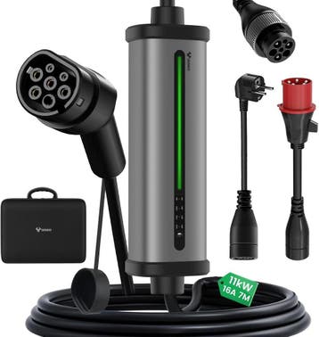 Mobiele Wallbox 11kW | Type 2 | Retourdeal 30% Korting, Ophalen of Verzenden, Nieuw, Laadpaal