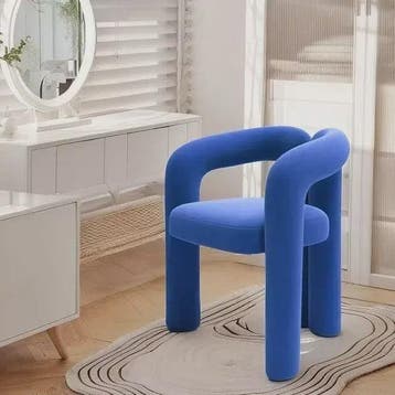 Luxe Fluweel Fauteuil - Zacht, Ademend & Stijlvol voor Salon, Verzenden, Nieuw