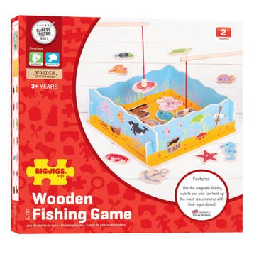 BigJigs houten visspel magnetisch h van €18,99 voor €9,49, Ophalen of Verzenden, Nieuw