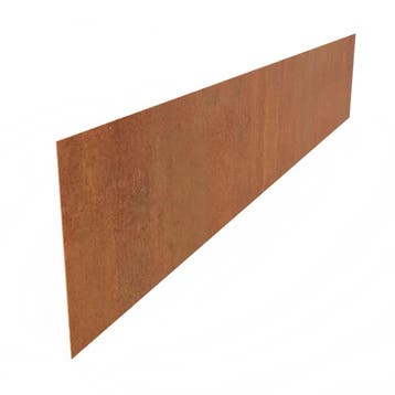 Cortenstaal kantopsluiting recht 150x0,2x39cm, Overige materialen, Nieuw, Minder dan 25 cm, Border