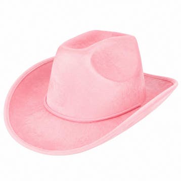 Cowboyhoed - Western Hoed - Velvet - Roze, Kleding | Dames, Nieuw