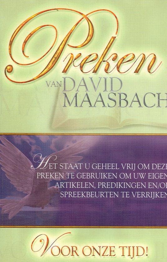 PREKEN VAN DAVID MAASBACH - vol.2 9789064421709, Boeken, Overige Boeken, Gelezen, Verzenden