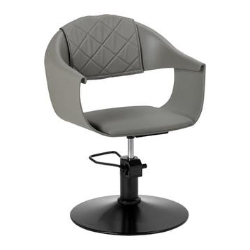 HAIR SYSTEM Halo Kappersstoel Grijs Verstelbaar Ergonomisch, Ophalen of Verzenden, Nieuw
