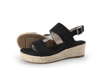 Dolcis Sandalen in maat 38 Zwart, Dolcis, Verzenden, Zwart, Sandalen of Muiltjes