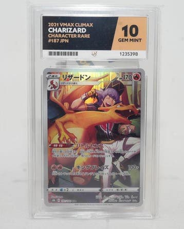 Pokémon - 1 Graded card - Charizard 187/184 Full art, Foil -, Nieuw