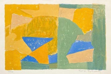 Serge Poliakoff (1900-1969) - Composition jaune, verte,