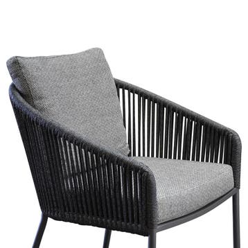 Brightling dining tuinstoel antraciet rope, Ophalen of Verzenden, Nieuw