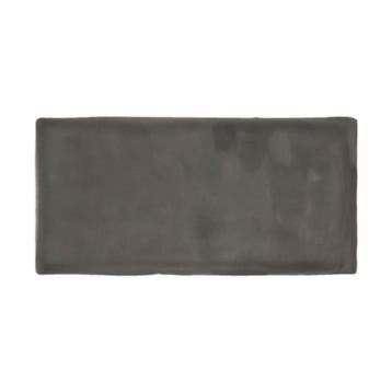 Wandtegel Atlas Graphite Brillo 7.5x15 cm Glans Antraciet, Ophalen of Verzenden, Nieuw, Overige typen